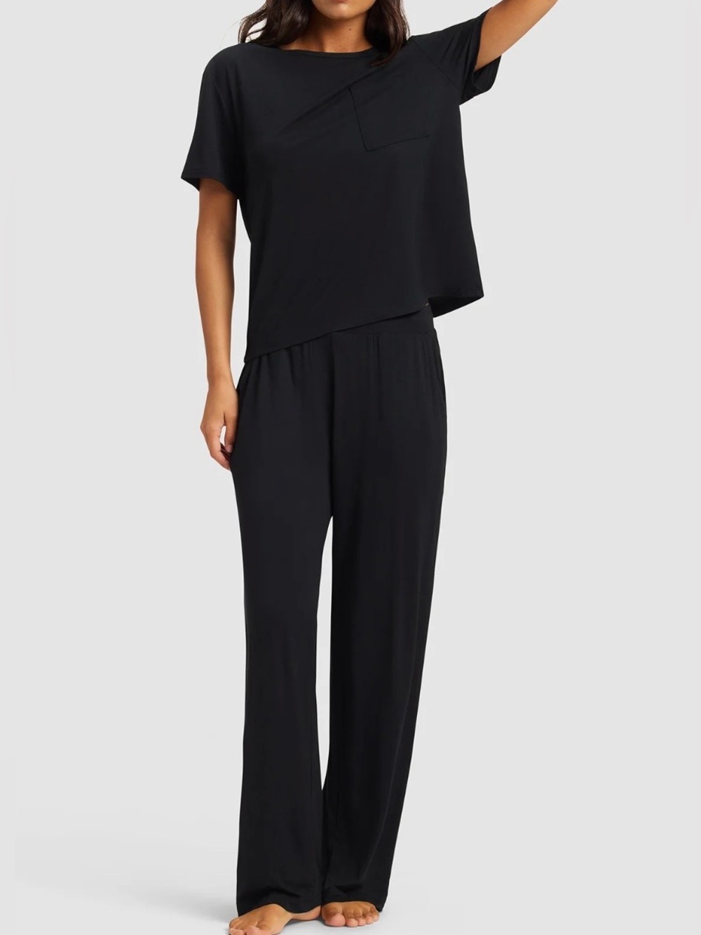Lucky Brand size Large black lounge pants in excellent like-new condition